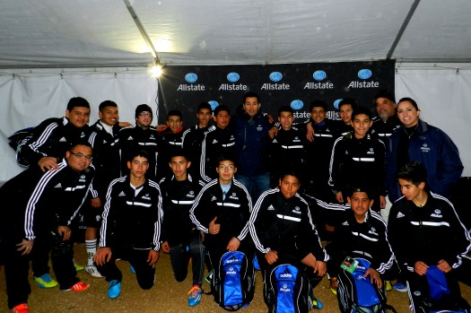 Allstate and former Mexican National Team goalkeeper Martin &amp;amp;amp;ldquo;El Pulpo&amp;amp;amp;rdquo; Zuniga surprised the local youth team, Southside FC, with new soccer gear and tickets to the Mexico v. South Korea match