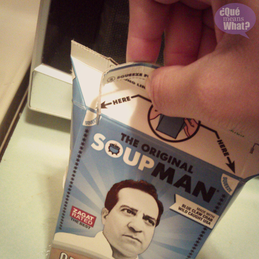 original soupman packaging