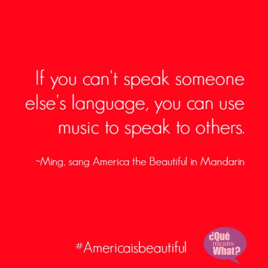 use music to speak to others americaisbeautiful