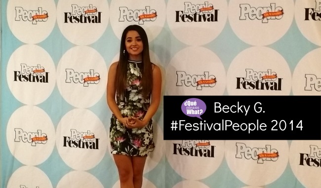 Becky G at Festival People en Espanol