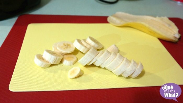 One sliced banana Nestle NIDO QueMeansWhat.com