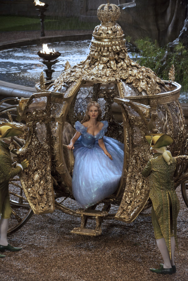 Lily James is Cinderella in Disney's live-action feature inspired by the classic fairy tale, CINDERELLA, which brings to life the timeless images in Disney's 1950 animated masterpiece as fully-realized characters in a visually-dazzling spectacle for a whole new generation.