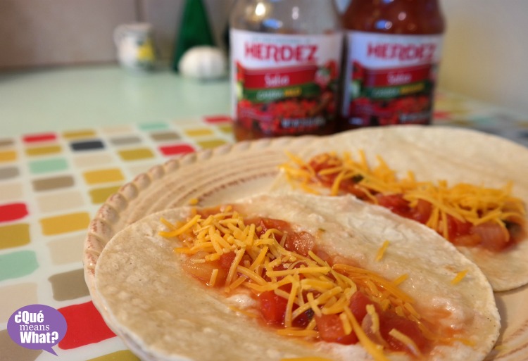 Marias Tortillas Recipe  with Herdez Salsa on QueMeansWhat