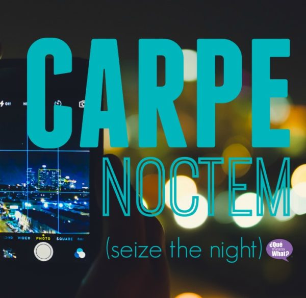 CARPE NOCTEM Seize the night - Night Owl Remorse or Productivity - Que Means What