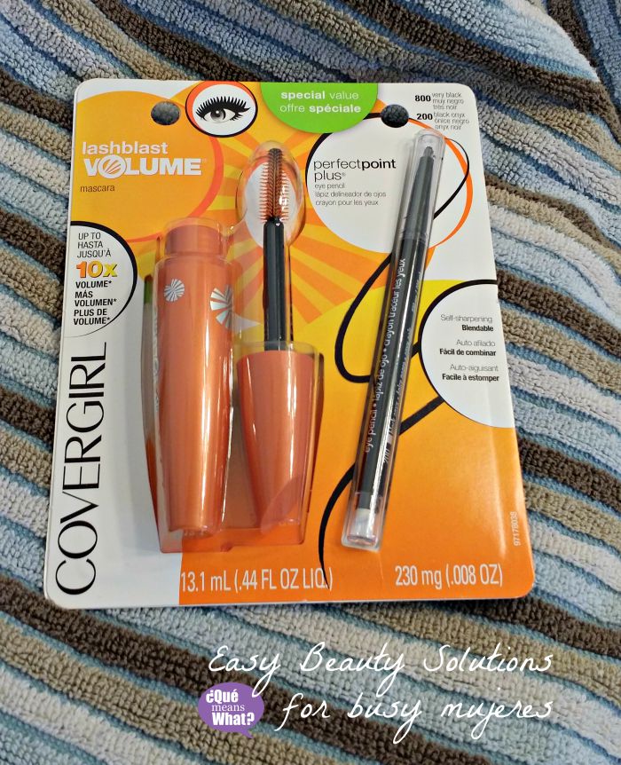 CoverGirl® LashBlast Volume Mascara and Perfect Point Plus Eyeliner Pencil - Que Means What Easy Beauty Solutions