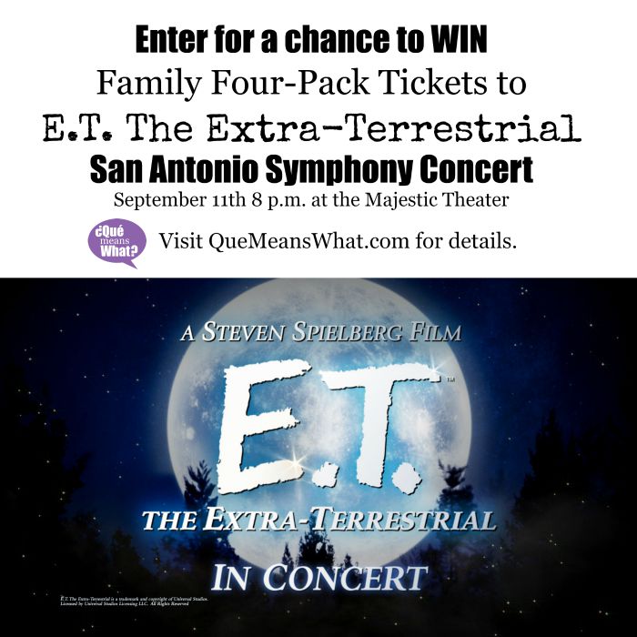 ET in SA San Antonio Symphony Concert Ticket Giveaway - QueMeansWhat.com