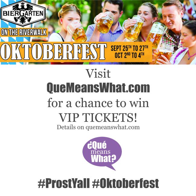 Tickets to Oktoberfest QueMeansWhat.com