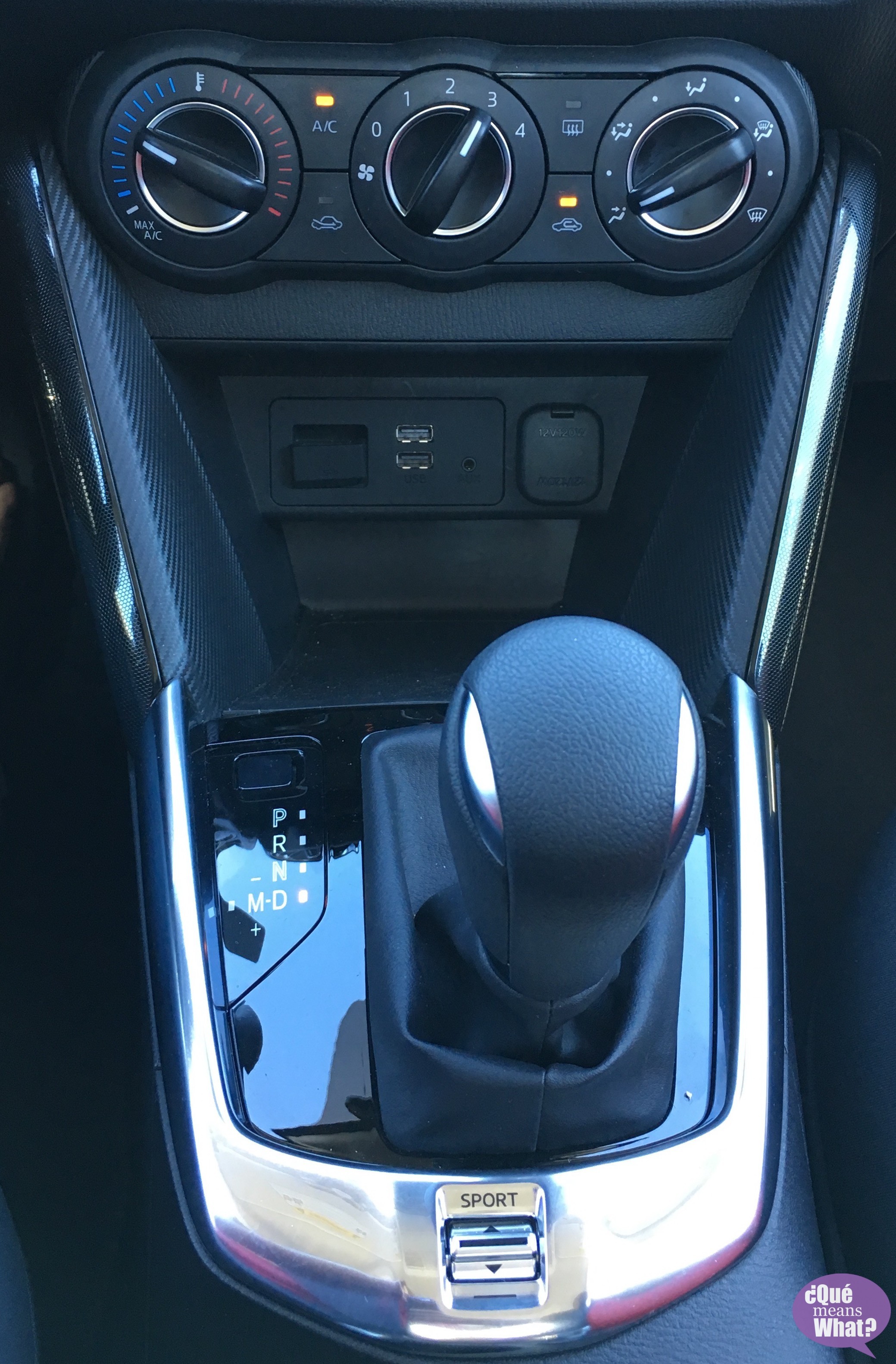 Interior of Toyota Scion iA
