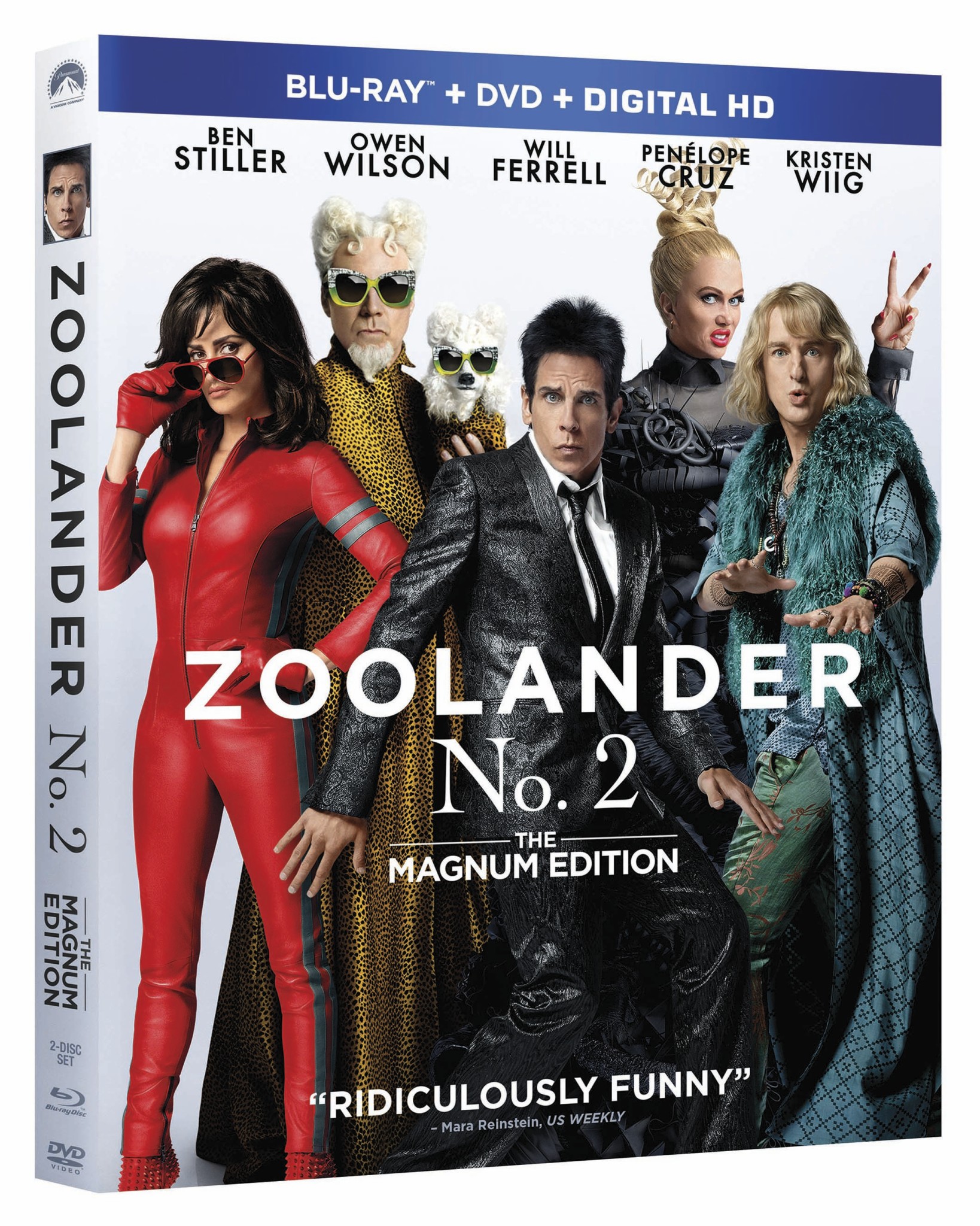 Zoolander 2 Blu-ray DVD