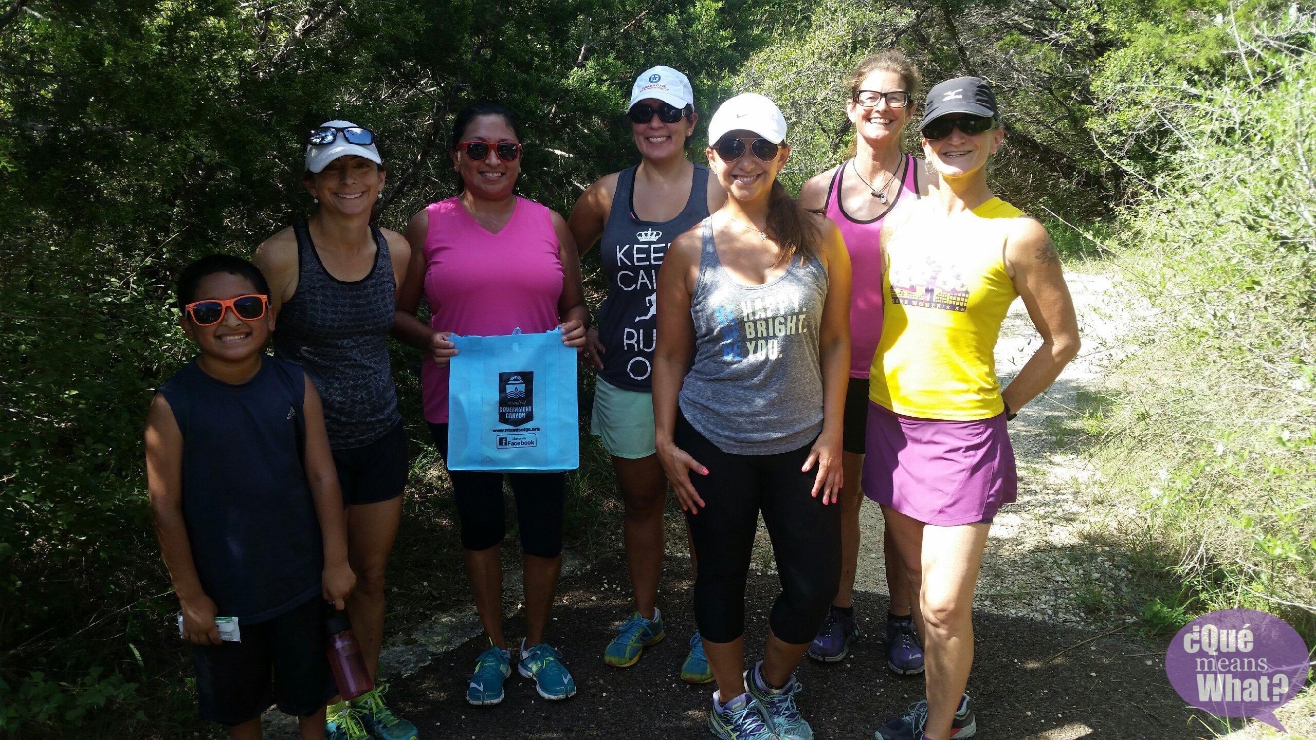 Trail Running Training Class at Government Canyon - Que Means What