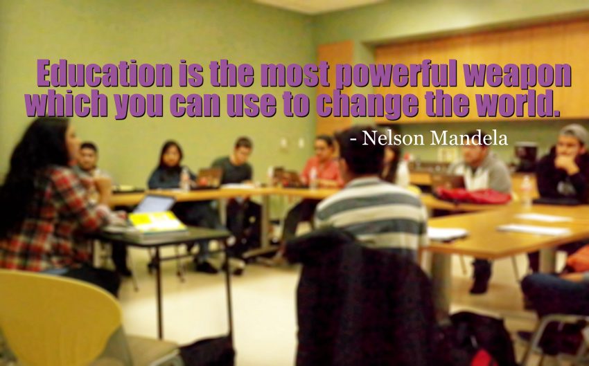 Education is the most powerful weapon - QueMeansWhat.com