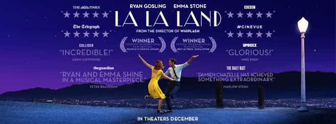La La Land Movie in Theaters December 2016