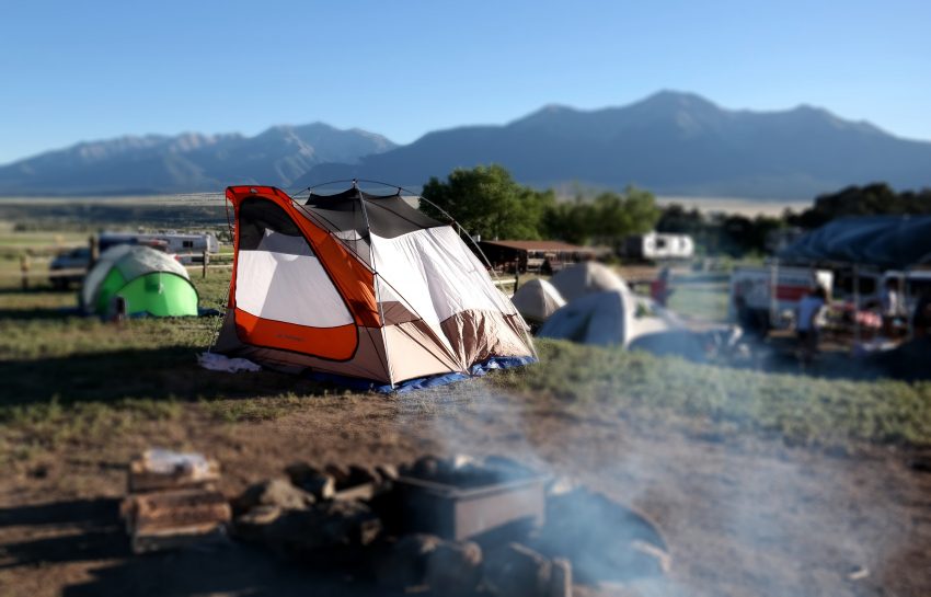 Camping at KOA in Colorado