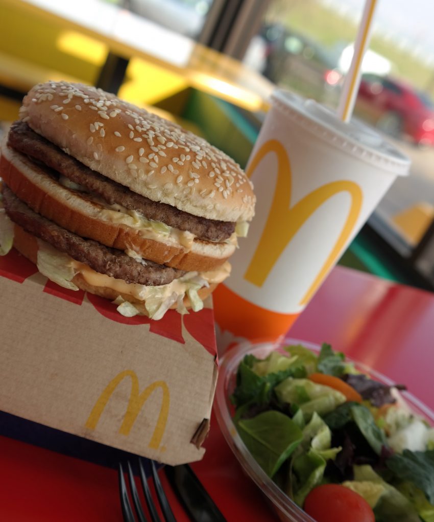 Grand Mac with Salad