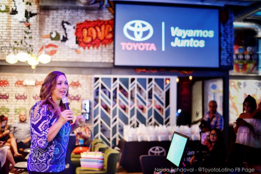 Neida Sandoval at Toyota Somos Imparables Event at Hispanicize