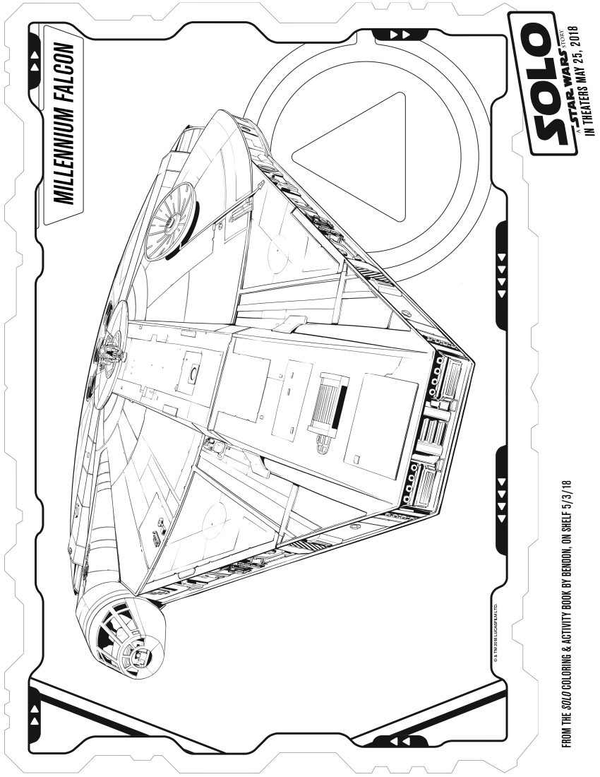 SOLO: A STAR WARS STORY! Coloring and Activity Sheets