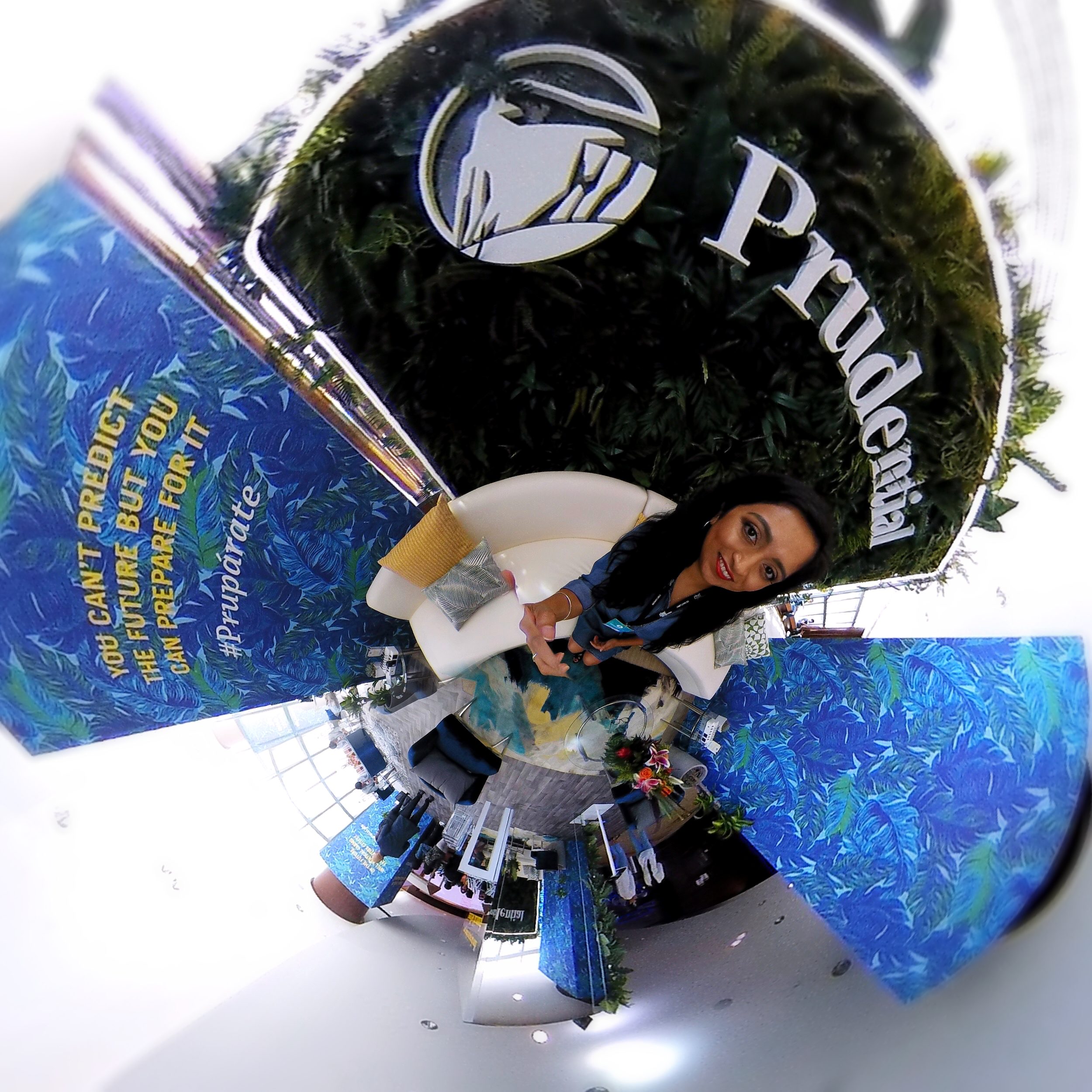 TINY PLANET - 360° Photos of Prudential Suite Financially Planning for Your Future HIspanicize 2018