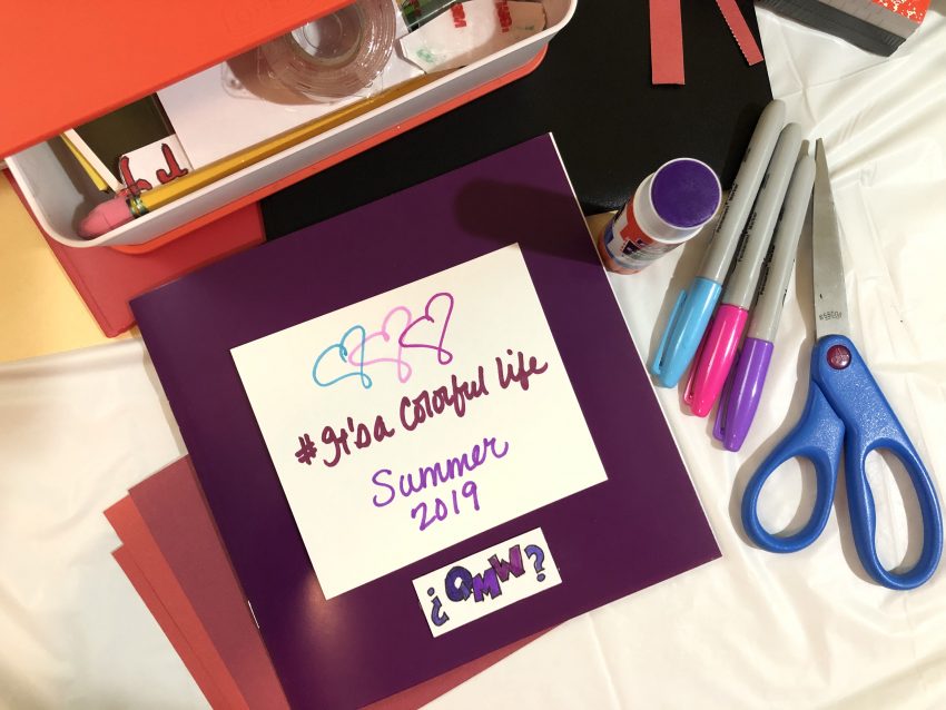 Lessons in Self-Expression: Create Something Colorful #ItsAColorfulLife Scrapbook Challenge
