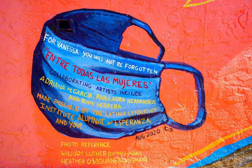 Entre Todas Las Mujeres, A Vanessa Guillen Mural in San Antonio, TX
